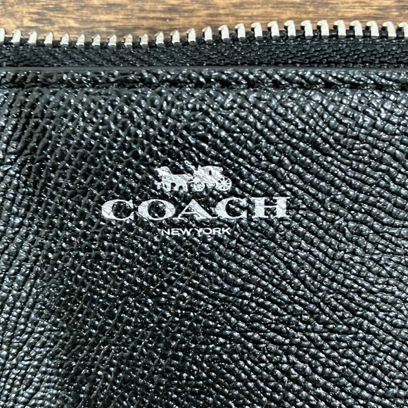 Coach Black/Silver Wristlet - Picture 5 of 6